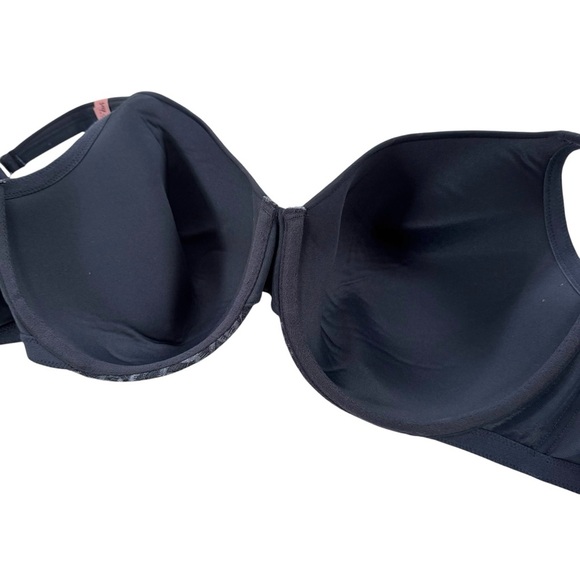 NWT Cacique Lightly Lined Underwire Full Coverage Bra Blue Lace Size 46D - Picture 4 of 14